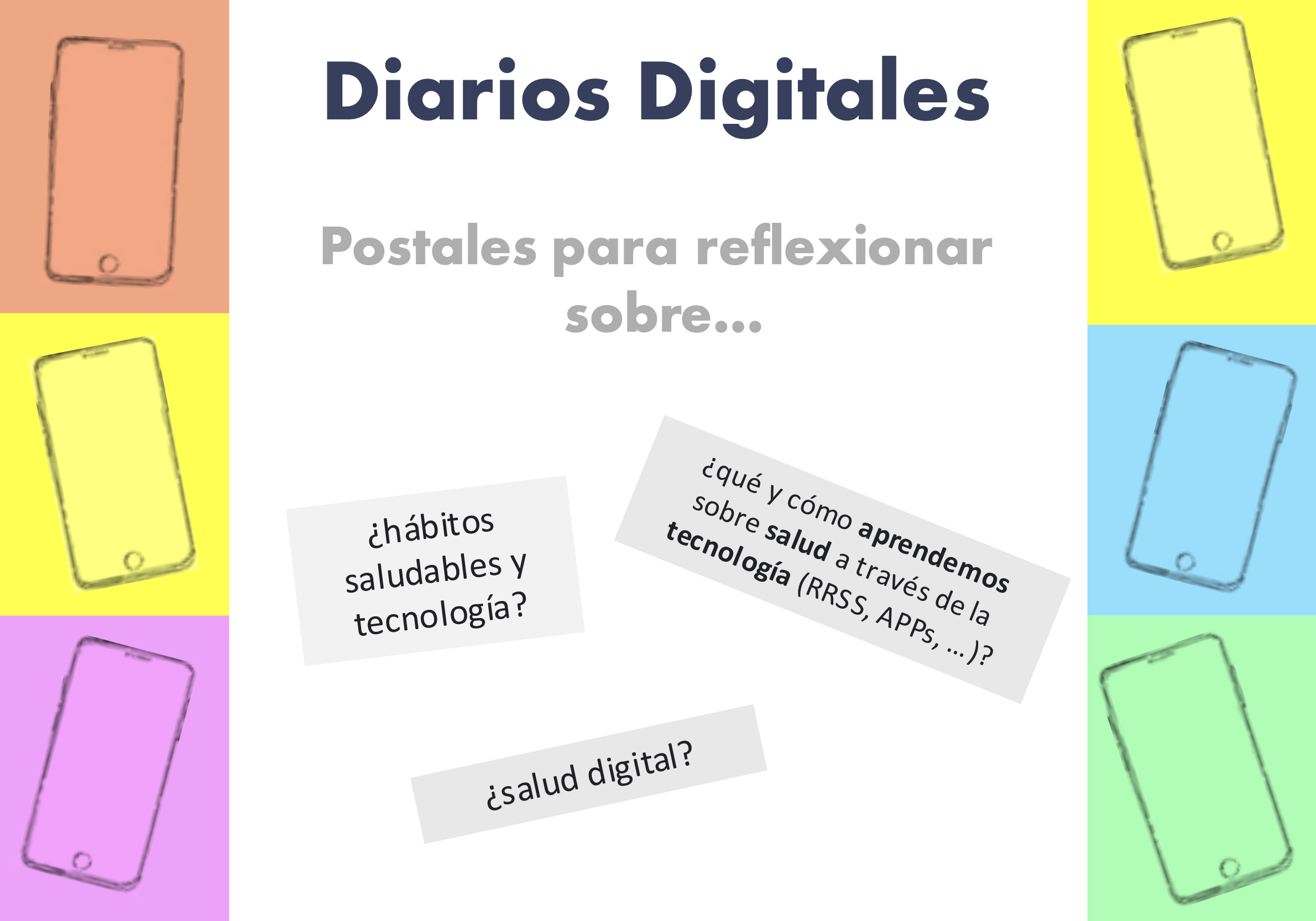 Diarios digitales: Postales para reflexionar sobre salud digital